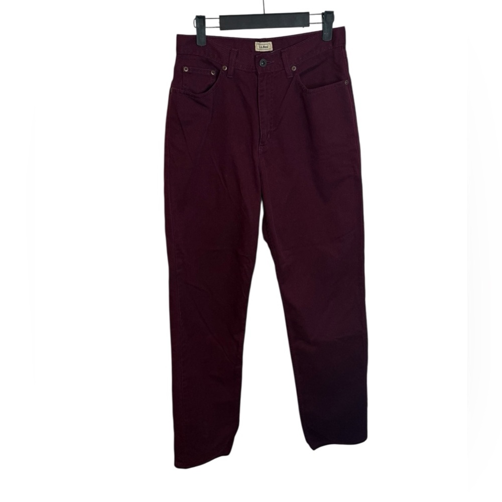 Women's Burgundy Jeans